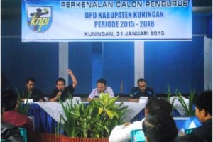 Pengenalan pengurus KNPI baru.